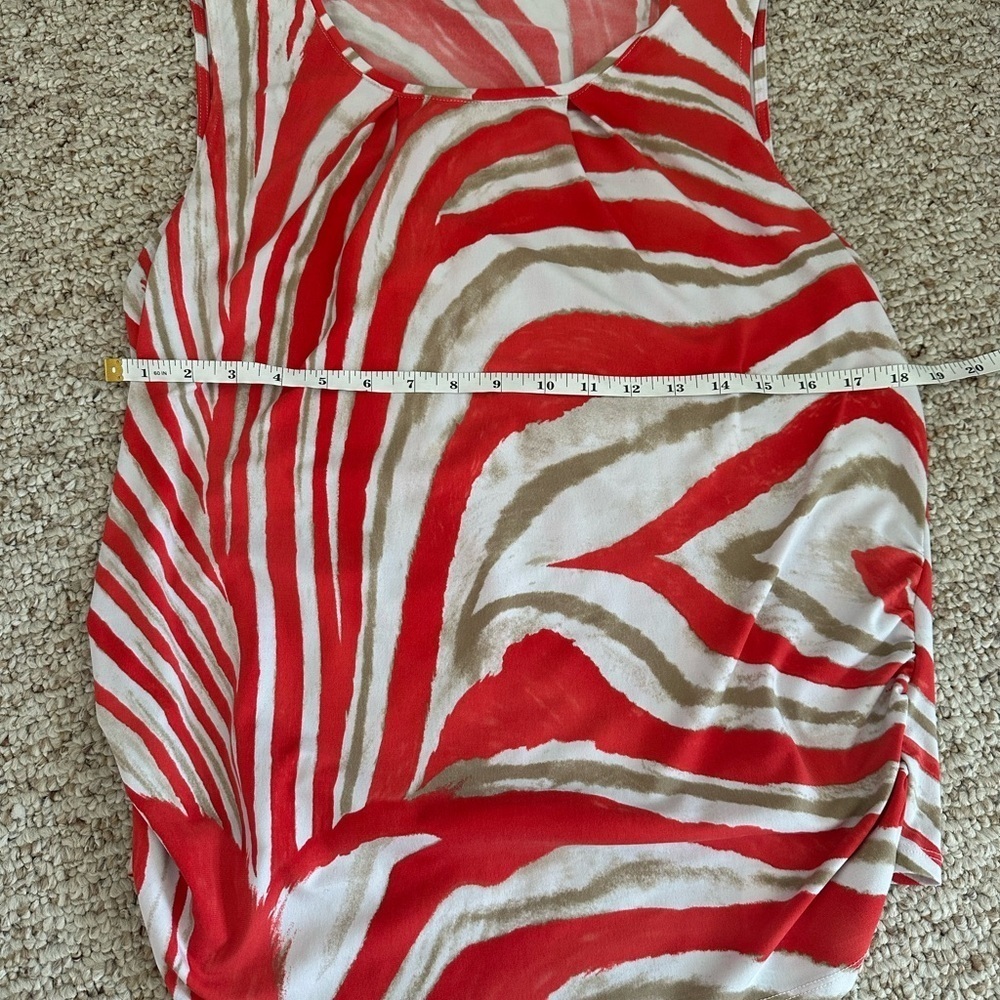 SoldPreston & York Elegant Red Tank Top size L - Picture 6 of 8